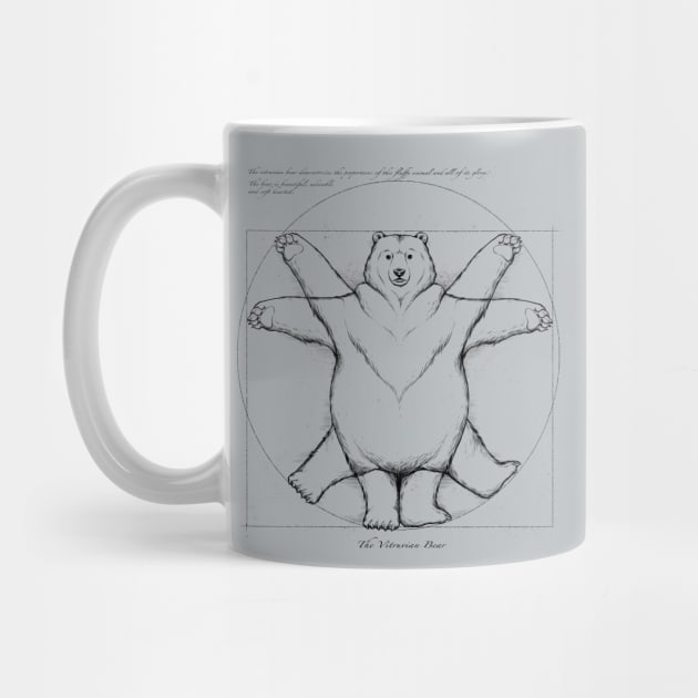 Vitruvian Bear Grey by Tobe_Fonseca